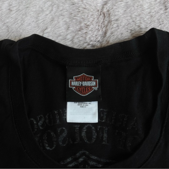 Authentic Harley Davidson Folsom California Graphic Baby Tee - Picture 2 of 4